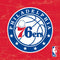 NBA Philadelphia 76ers Distressed Surface Pro 8 Skin